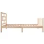 Solid pine wood bed frame 90x190 cm by vidaXL, Beds and slatted bases - Ref: Foro24-3101313, Price: 94,17 €, Discount: %