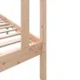 Bettgestell aus massivem Kiefernholz, 90 x 190 cm von vidaXL, Betten und Lattenroste - Ref: Foro24-3101313, Preis: 94,11 €, R...