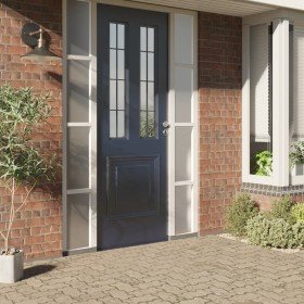 Láminas de ventana esmerilada 3 uds PVC gris