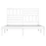White solid pine wood bed frame 140x200 cm by vidaXL, Beds and slatted bases - Ref: Foro24-3101024, Price: 141,64 €, Discount: %