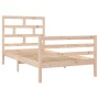 Bettgestell aus massivem Kiefernholz, 100 x 200 cm von vidaXL, Betten und Lattenroste - Ref: Foro24-3101273, Preis: 108,56 €,...