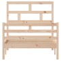 Estructura de cama madera maciza de pino 100x200 cm de vidaXL, Camas y somieres - Ref: Foro24-3101273, Precio: 108,48 €, Desc...