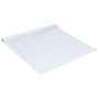 Láminas de ventana esmerilada 4 uds PVC patrón de bambú