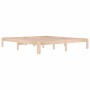 Estructura de cama madera maciza 180x200 cm de vidaXL, Camas y somieres - Ref: Foro24-810380, Precio: 119,02 €, Descuento: %