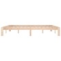 Estructura de cama madera maciza 180x200 cm de vidaXL, Camas y somieres - Ref: Foro24-810380, Precio: 119,02 €, Descuento: %