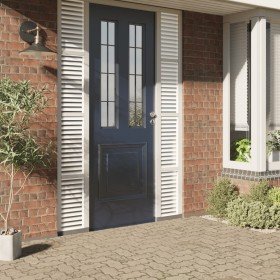 Láminas de ventana esmerilada 2 uds PVC patrón de rayas