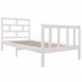 Solid white pine wood bed frame 90x190 cm by vidaXL, Beds and slatted bases - Ref: Foro24-3101314, Price: 105,79 €, Discount: %
