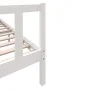 Estructura de cama madera maciza de pino blanco 200x200 cm de vidaXL, Camas y somieres - Ref: Foro24-3101369, Precio: 167,37 ...