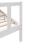 Solid white pine wood bed frame 200x200 cm by vidaXL, Beds and slatted bases - Ref: Foro24-3101369, Price: 169,67 €, Discount: %