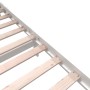 Solid white pine wood bed frame 200x200 cm by vidaXL, Beds and slatted bases - Ref: Foro24-3101369, Price: 169,67 €, Discount: %