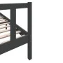 Estructura de cama de madera maciza de pino gris 200x200 cm de vidaXL, Camas y somieres - Ref: Foro24-3101370, Precio: 182,06...