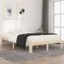 Estructura de cama madera maciza de pino 120x200 cm de vidaXL, Camas y somieres - Ref: Foro24-810360, Precio: 86,24 €, Descue...