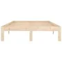 Estructura de cama madera maciza de pino 120x200 cm de vidaXL, Camas y somieres - Ref: Foro24-810360, Precio: 86,24 €, Descue...