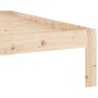 Solid pine wood bed frame 120x200 cm by vidaXL, Beds and slatted bases - Ref: Foro24-810360, Price: 87,28 €, Discount: %