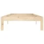 Solid pine wood bed frame 90x200 cm by vidaXL, Beds and slatted bases - Ref: Foro24-810350, Price: 65,91 €, Discount: %