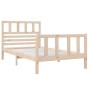 Solid wood single bed frame 90x190 cm by vidaXL, Beds and slatted bases - Ref: Foro24-3101118, Price: 103,29 €, Discount: %