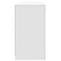Aparador con luces LED blanco 162x37x67 cm