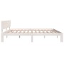 Solid white pine wood bed frame 200x200 cm by vidaXL, Beds and slatted bases - Ref: Foro24-810516, Price: 154,25 €, Discount: %
