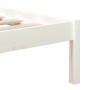 Massiver Bettrahmen aus weißem Kiefernholz, 160 x 200 cm von vidaXL, Betten und Lattenroste - Ref: Foro24-3101229, Preis: 142...