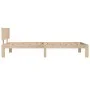 Solid pine wood bed frame 100x200 cm by vidaXL, Beds and slatted bases - Ref: Foro24-810485, Price: 87,02 €, Discount: %