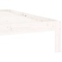 Massives Bettgestell aus weißem Kiefernholz, 100 x 200 cm von vidaXL, Betten und Lattenroste - Ref: Foro24-810356, Preis: 92,...