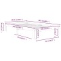 Solid white pine wood bed frame 100x200 cm by vidaXL, Beds and slatted bases - Ref: Foro24-810356, Price: 91,96 €, Discount: %