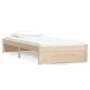 Solid wood bed frame 90x200 cm by vidaXL, Beds and slatted bases - Ref: Foro24-814934, Price: 91,80 €, Discount: %