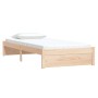 Solid wood bed frame 90x200 cm by vidaXL, Beds and slatted bases - Ref: Foro24-814934, Price: 93,47 €, Discount: %