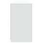 Aparador con luces LED blanco 202x37x67 cm