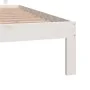 Massiver Bettrahmen aus weißem Kiefernholz, 160 x 200 cm von vidaXL, Betten und Lattenroste - Ref: Foro24-810506, Preis: 134,...