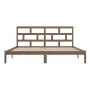 Estructura de cama madera maciza de pino marrón miel 200x200 cm de vidaXL, Camas y somieres - Ref: Foro24-3101241, Precio: 17...