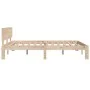 Solid pine wood bed frame 140x190 cm by vidaXL, Beds and slatted bases - Ref: Foro24-810475, Price: 117,27 €, Discount: %