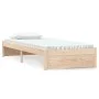 Solid wood bed frame 75x190 cm by vidaXL, Beds and slatted bases - Ref: Foro24-814909, Price: 55,62 €, Discount: %