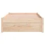 Solid wood bed frame 75x190 cm by vidaXL, Beds and slatted bases - Ref: Foro24-814909, Price: 55,62 €, Discount: %