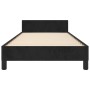 Bed frame with black velvet headboard 80x200 cm by vidaXL, Beds and slatted bases - Ref: Foro24-347539, Price: 86,37 €, Disco...