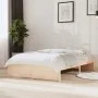 Estructura de cama madera maciza 120x200 cm de vidaXL, Camas y somieres - Ref: Foro24-814944, Precio: 102,10 €, Descuento: %