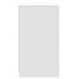 Aparador con luces LED blanco 283x37x67 cm