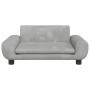 Sofá para niños de terciopelo gris claro 70x45x33 cm von vidaXL, Baby- und Kleinkindmöbel - Ref: Foro24-3196387, Preis: 75,69...