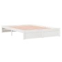 Weißes Massivholzbettgestell King Size 150x200 cm von vidaXL, Betten und Lattenroste - Ref: Foro24-814955, Preis: 140,26 €, R...