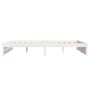 Estructura de cama madera maciza blanca King Size 150x200 cm de vidaXL, Camas y somieres - Ref: Foro24-814955, Precio: 140,34...