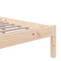 Solid wood double bed frame 135x190 cm by vidaXL, Beds and slatted bases - Ref: Foro24-814859, Price: 97,84 €, Discount: %