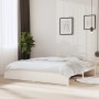 Weißer Massivholzbettrahmen 200x200 cm von vidaXL, Betten und Lattenroste - Ref: Foro24-814970, Preis: 148,89 €, Rabatt: %