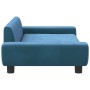 Sofá para niños de terciopelo azul 100x54x33 cm von vidaXL, Baby- und Kleinkindmöbel - Ref: Foro24-3196379, Preis: 105,49 €, ...