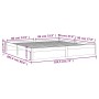 White solid wood bed frame Supe King 180x200 cm by vidaXL, Beds and slatted bases - Ref: Foro24-814965, Price: 150,37 €, Disc...