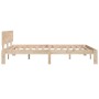 Solid pine wood bed frame 140x200 cm by vidaXL, Beds and slatted bases - Ref: Foro24-810495, Price: 109,63 €, Discount: %