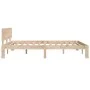 Solid pine wood bed frame 140x200 cm by vidaXL, Beds and slatted bases - Ref: Foro24-810495, Price: 108,26 €, Discount: %