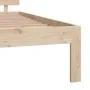 Solid pine wood bed frame 140x200 cm by vidaXL, Beds and slatted bases - Ref: Foro24-810495, Price: 108,26 €, Discount: %