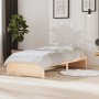 Estructura de cama madera maciza 90x190 cm de vidaXL, Camas y somieres - Ref: Foro24-814914, Precio: 95,52 €, Descuento: %