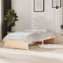Estructura de cama madera maciza 90x190 cm de vidaXL, Camas y somieres - Ref: Foro24-814914, Precio: 91,37 €, Descuento: %