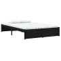 Estructura de cama madera maciza negra 120x190 cm de vidaXL, Camas y somieres - Ref: Foro24-814923, Precio: 135,51 €, Descuen...